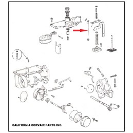 USED TURBO CARB METERING ROD - 1629