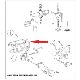 USED TURBO CARB BODY - 1966