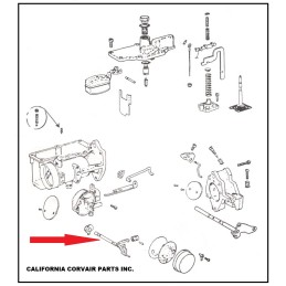 USED TURBO CARB CHOKE SHAFT