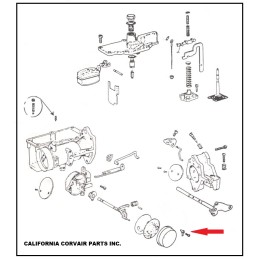 USED TURBO CARB CHOKE COVER RETAINER