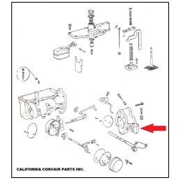 USED TURBO CARB THROTTLE FLANGE
