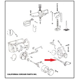 USED TURBO CARB THROTTLE SHAFT