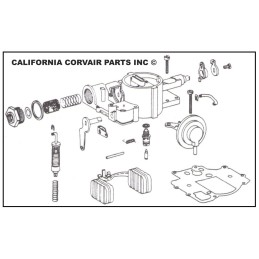USED CARBURETOR TOP - 1963