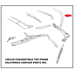 USED TOP REAR BOW - 1965-69