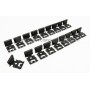 NEW SET REAR WINDOW TRIM CLIPS - 1960-64