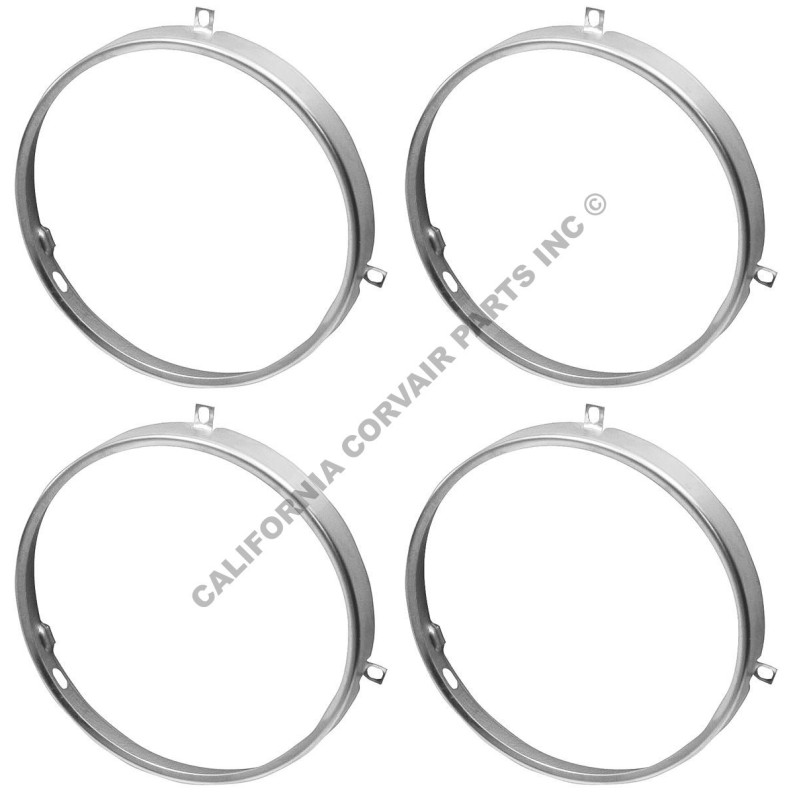 NEW SET HEADLIGHT RETAINER RINGS