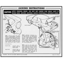 NEW 1961-64 JACKING INSTRUCTIONS