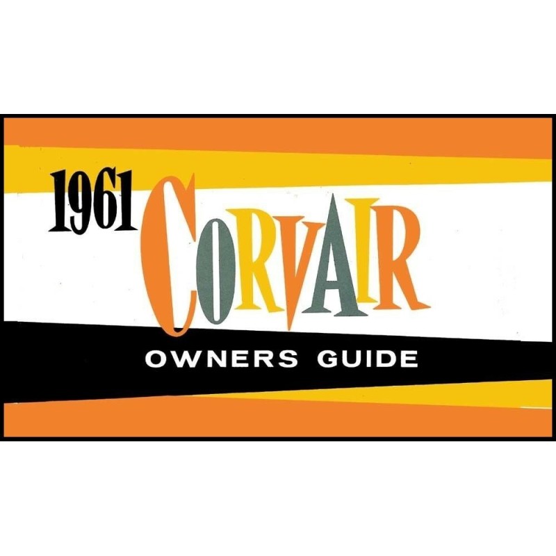 NEW 1961 OWNERS MANUAL