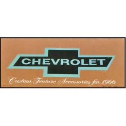 USED 1966 CUSTOM FEATURE BROCHURE