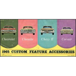 NEW 1965 CUSTOM FEATURES BROCHURE