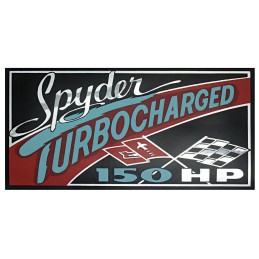 NEW TURBO AIR CLEANER DECAL - 1964