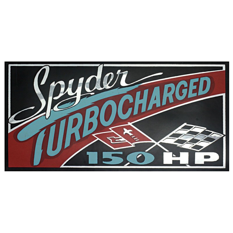 NEW TURBO AIR CLEANER DECAL - 1964