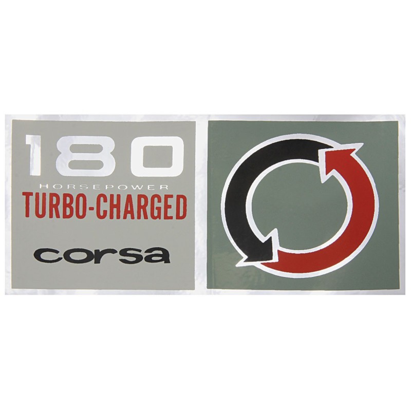 NEW TURBO AIR CLEANER DECAL - 1966