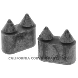 NEW SET (2) DOOR BUMPERS - 1965-69