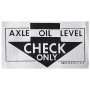 NEW AXLE CHECK DECAL