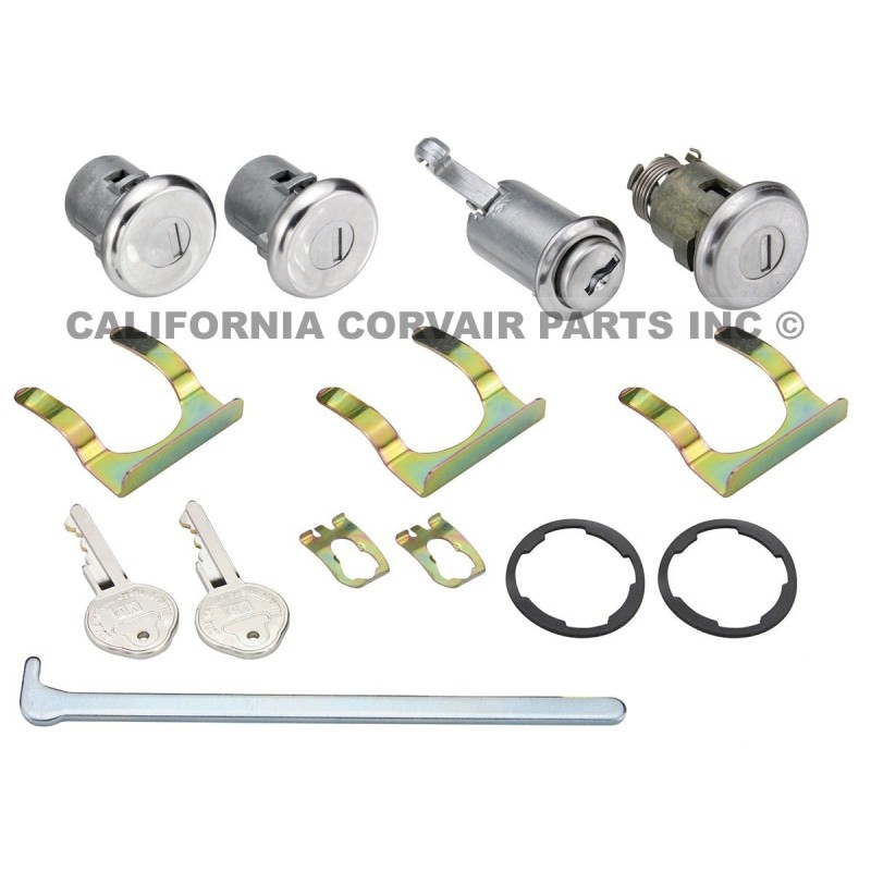 NEW DOOR LOCKS - TRUNK & GLOVEBOX - 1966