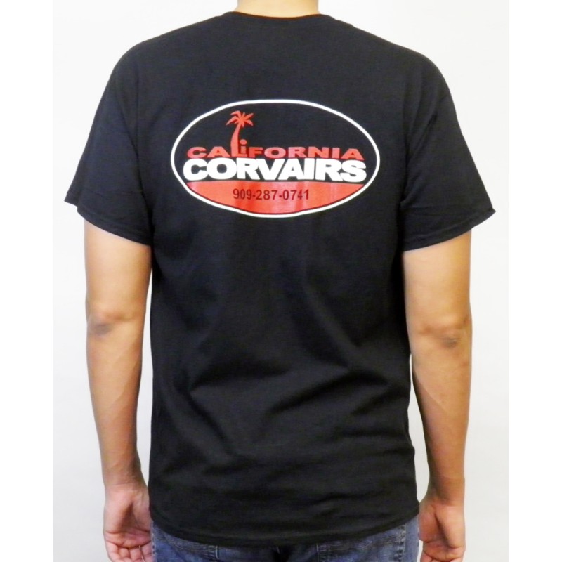 BLACK CALIFORNIA CORVAIRS T-SHIRT - X LARGE