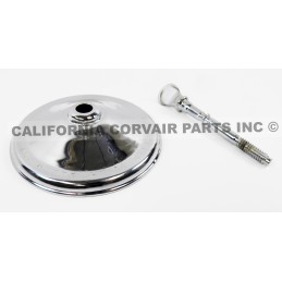 CHROME PLATED 1962-63 MASTER CYLINDER LID