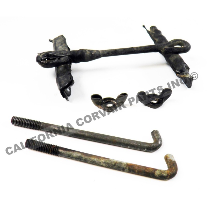 USED 1961-63 BATTERY HOLD-DOWN & J-BOLTS