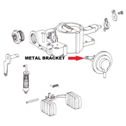 USED CHOKE PULL OFF BRACKET