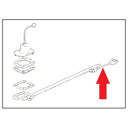 USED SHIFT STABILIZER ROD - 1965