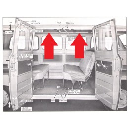 USED VAN SIDE ROOF SECTION - RIGHT SIDE