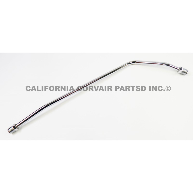NEW CHROME TURBO CARB GAS LINE - 1965-66