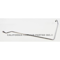 NEW CHROME CARB GAS LINE - RIGHT SIDE