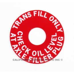 NEW 4 SPEED FILLER PLUG SEAL