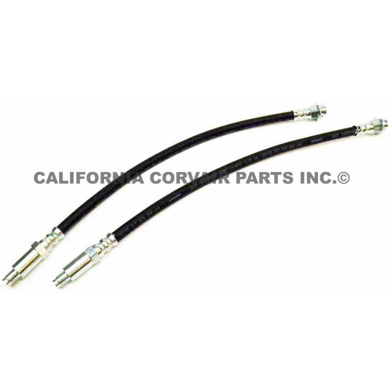 NEW SET (2) 1960-64 BRAKE HOSES - FRONT
