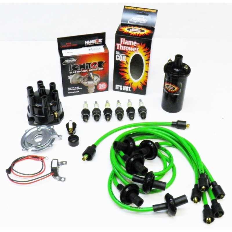 NEW IGNITOR GREEN TUNE UP KIT - BLACK COIL