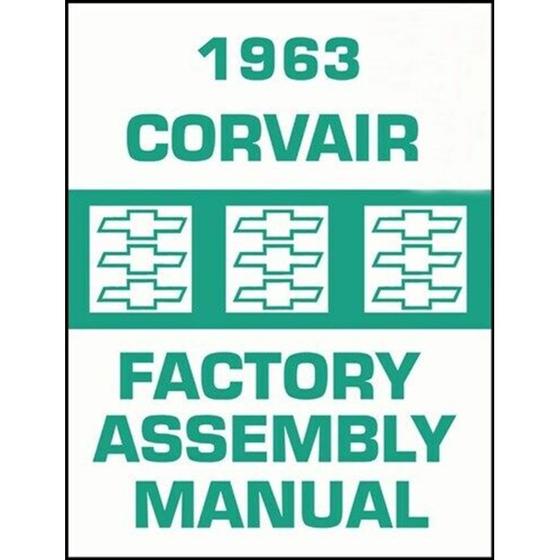 NEW 1963 FACTORY ASSEMBLY MANUAL BOOK