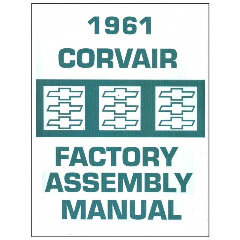 NEW 1961 FACTORY ASSEMBLY MANUAL BOOK