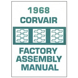 NEW 1968 FACTORY ASSEMBLY MANUAL BOOK