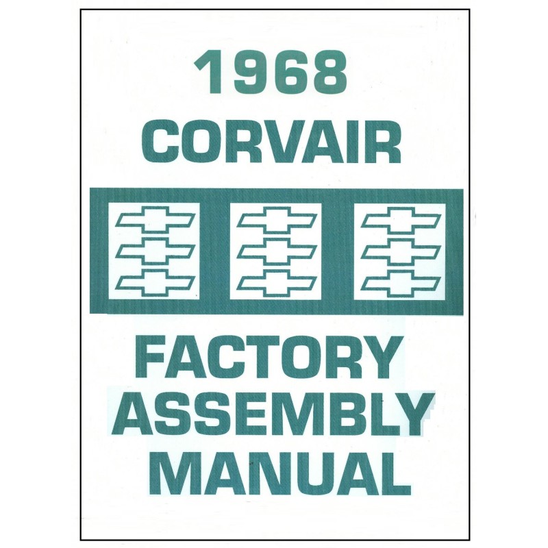 NEW 1968 FACTORY ASSEMBLY MANUAL BOOK