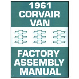 NEW 1961 VAN FACTORY ASSEMBLY MANUAL BOOK