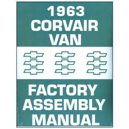 NEW 1963 VAN FACTORY ASSEMBLY MANUAL BOOK