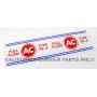 AC PF-4 OIL FILTER DECAL