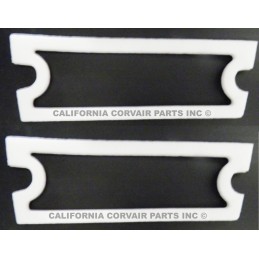 NEW SET (2) FRONT LIGHT LENS GASKETS -1965-69