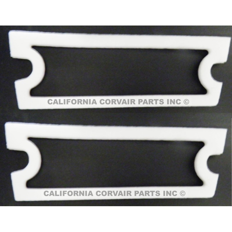 NEW SET (2) FRONT LIGHT LENS GASKETS -1965-69