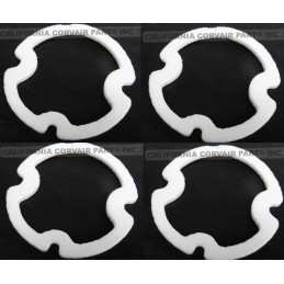 NEW FULL SET (4) TAIL LENS GASKETS - 1960-64