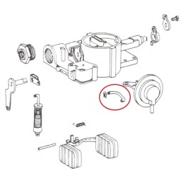 USED CHOKE PULL-OFF LINK