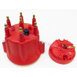 NEW HEI PIN TYPE CAP & ROTOR - RED