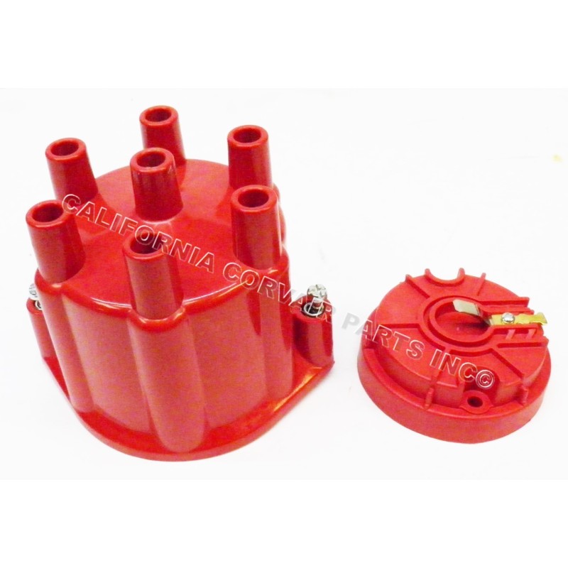 NEW ELEC DIST CAP & ROTOR - RED