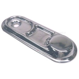 CHROMED SPARE LOCK PLATE