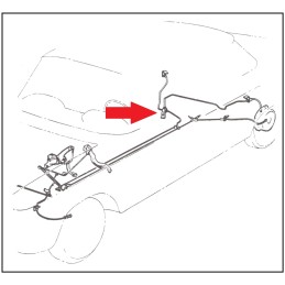 USED 1960-61 BRAKE TEE - REAR