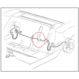 USED 1965 BRAKE TEE - REAR