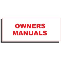 OWNERS MANUALS